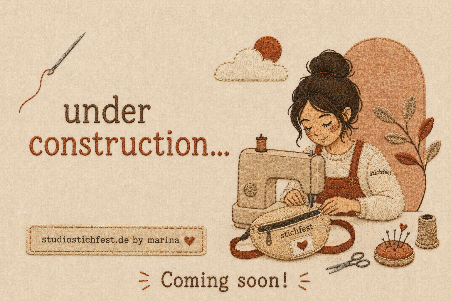 Studio Stichfest – under construction, coming soon